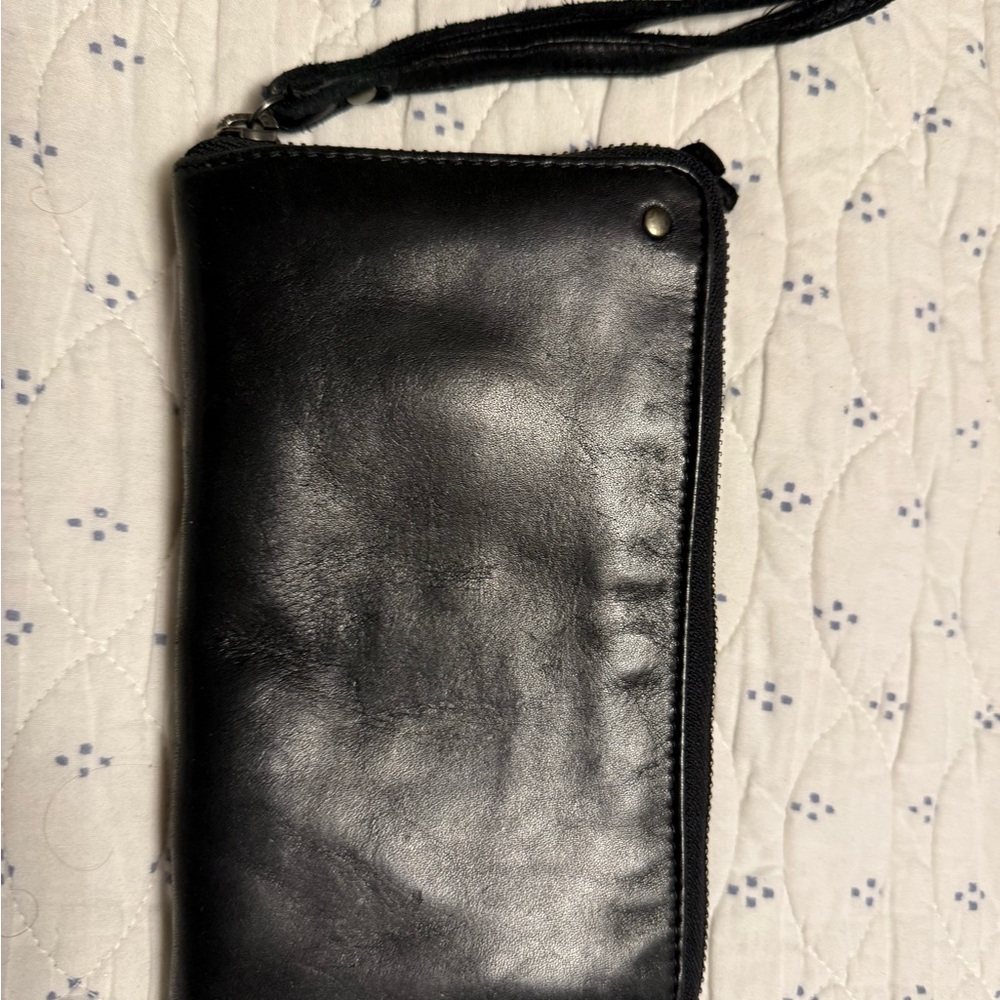 Latico Black Leather Wallet